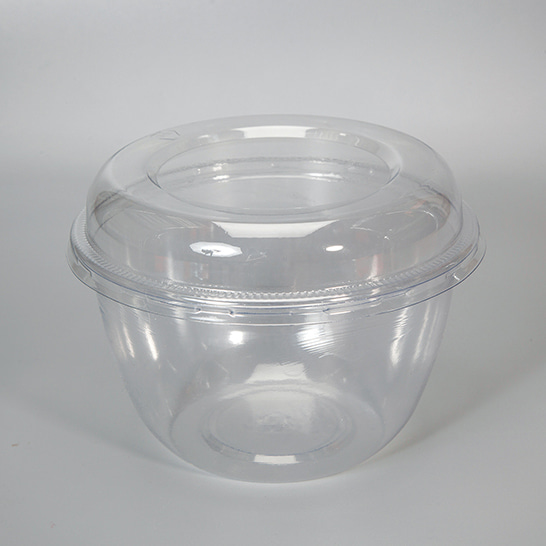 뚜껑이 있는 투명한 플라스틱 그릇 (1L) 작은 지구 만들기